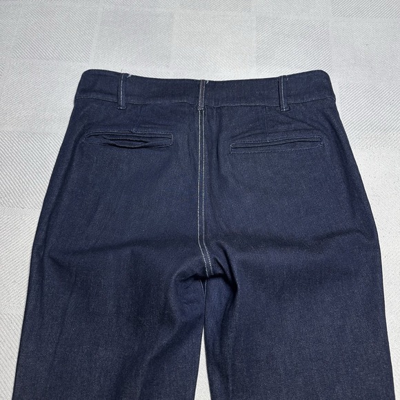 Anthropologie Pilcro Flare Jeans Womens 28 Dark Wash Denim Front Seam High Rise - Picture 7 of 13
